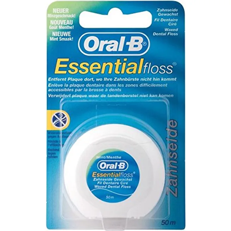 Oral-B Essential Floss gewachst 4 x 50 m Zahnseide/Flosser gewachst