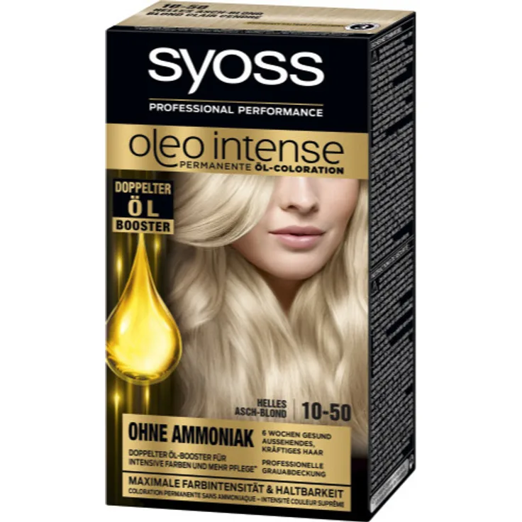 Syoss Oleo Intense Öl-Coloration 10-50 Helles Aschblond