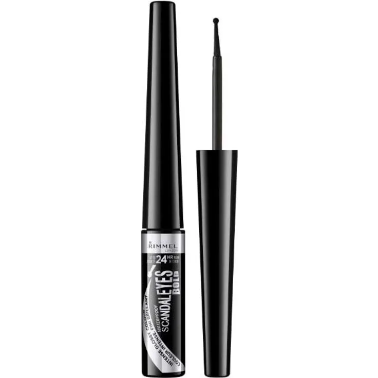 Rimmel Scandaleyes Bold Liquid Eyeliner Black Schwarz 2,5Ml