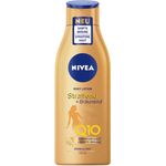 Nivea Body Lotion Straffend Bräunend Q10 200 ml Pflege Für Eine Sanfte Bräune Mit Frischem Sommerduft Straffende Anti-Age Hautpflege Mit Q10 