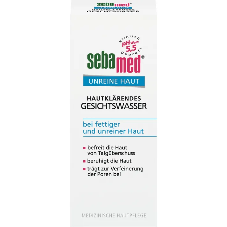 Sebamed Unreine Haut Hautklärendes Gesichtswasser 200 ml, für Damen und Herren 