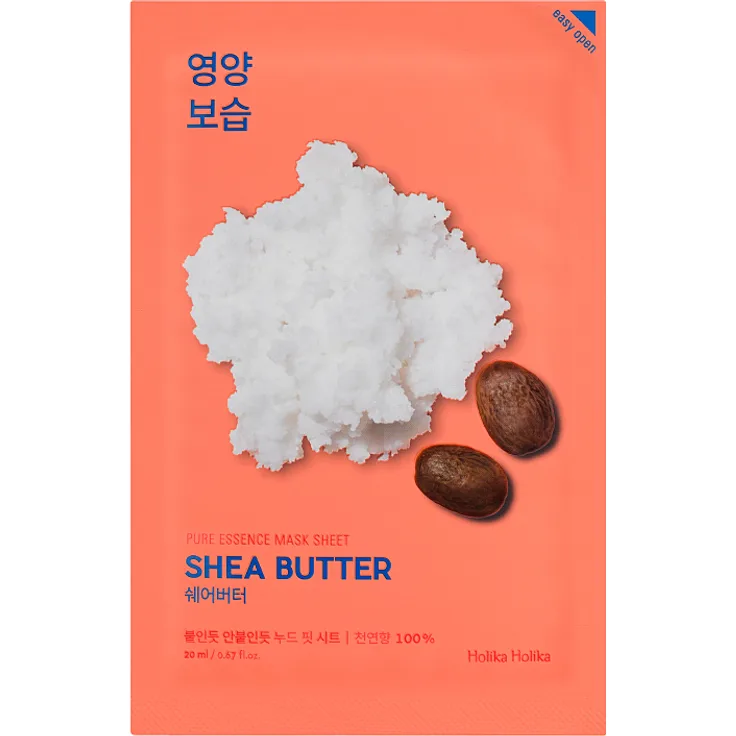 Holika Holika Pure Essence Mask Sheet Gesichtsmaske Shea Butter 1 Stück