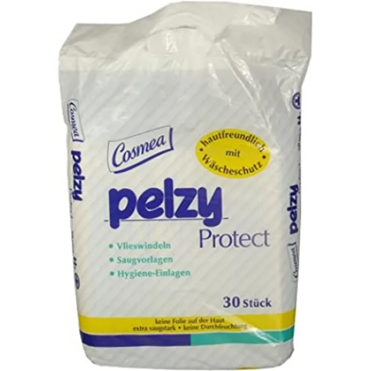 COSMEA Pelzy Protect Vlieswindeln Hygiene Einlagen geeignet für Harninkontinenz 30 Stück