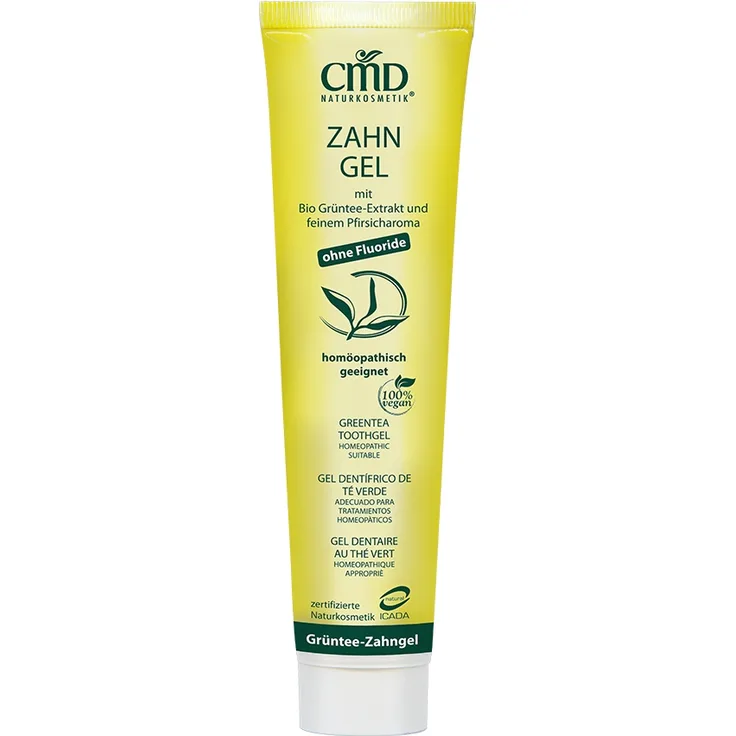 CMD Zahngel mit grünem Tee 75 ml, besonders gut für empfindliche Zähne und Zahnhälse