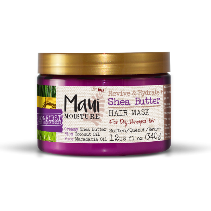 Maui Moisture Revive & Hydrate Shea Butter Hair Mask Maske Trockenes Geschädigtes Haar 340 g – Bild 1