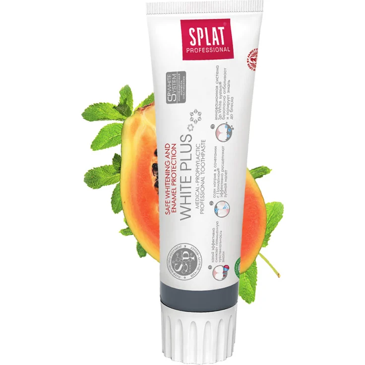 Splat White Plus Whitening 100 ml, für gesunde Zähne & frischen Atem, mit Whitening-Effekt für eine sanfte Zahnaufhellung – Bild 2