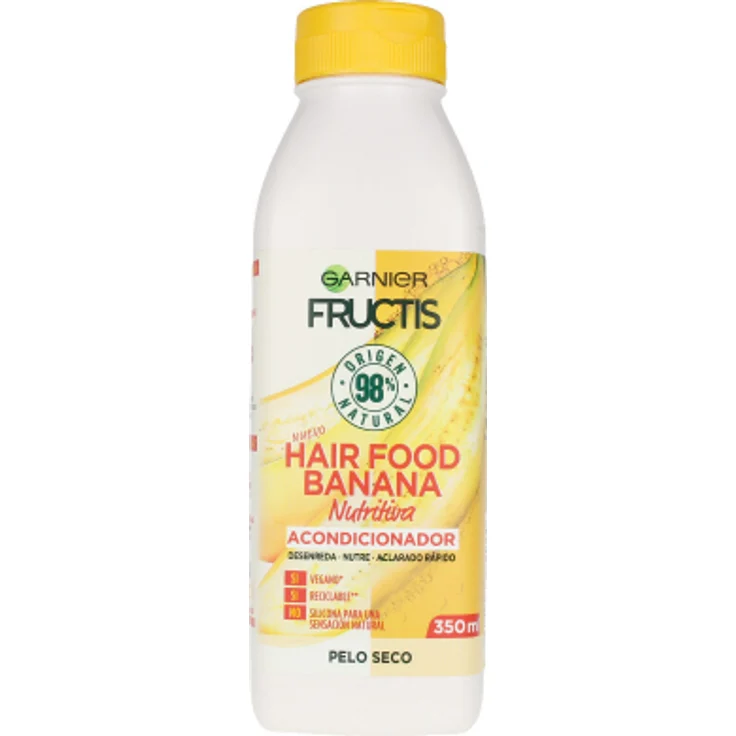 Garnier Fructis Hair Food Banana Acondicionador Ultra Nutritivo350 ml