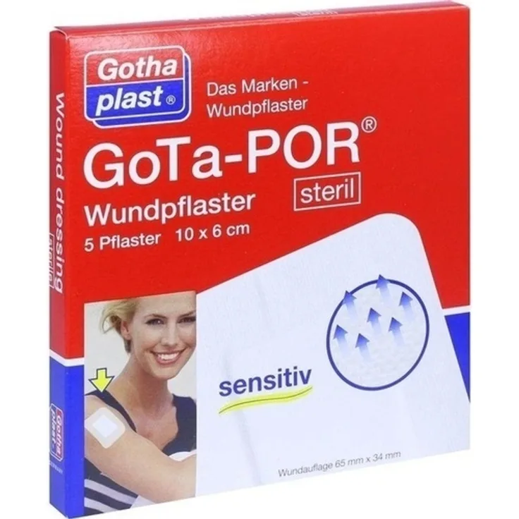 Gothaplast Gota-Por Wundpflaster steril 60x100 mm 5 St.