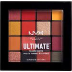 NYX Professional Makeup Ultimate Shadow Palette, Lidschattenpalette, 16 Farbtöne, Schimmernd und Metallisch, Individuelles Finish, Farbton: Phoenix 13,3 g