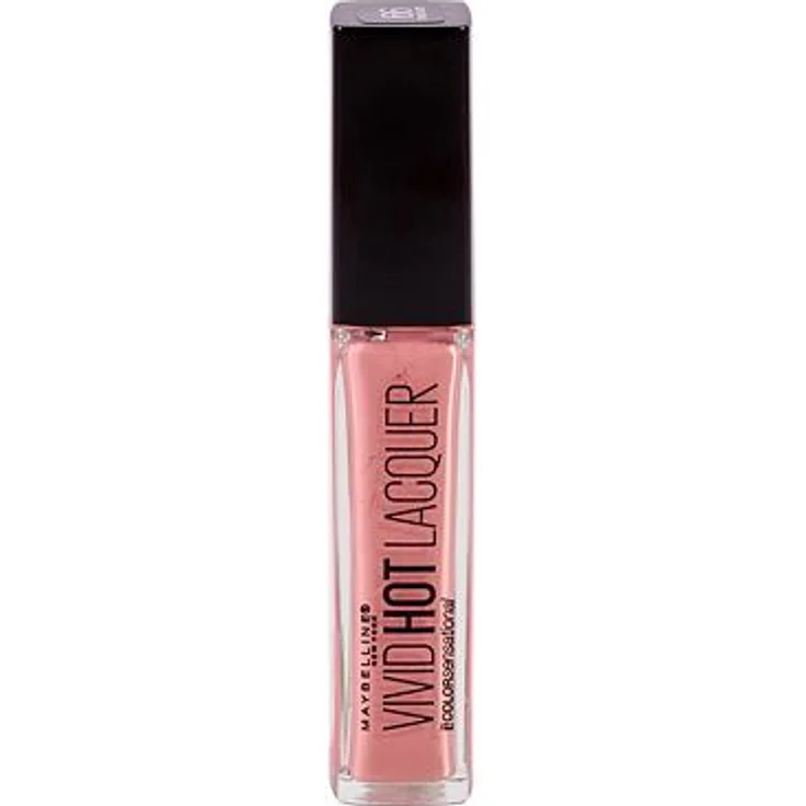Maybelline Color Sensational Vivid Hot Laquer Widerstandsfähiger Lipgloss 7,7 ml Farbton 66 Too Cute