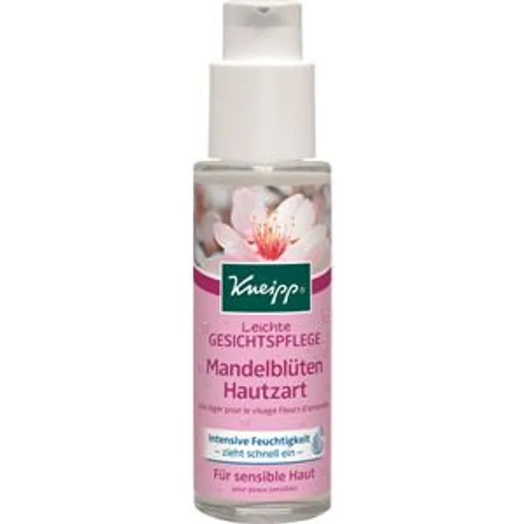 Kneipp Pflege Gesichtspflege Leichte Gesichtspflege Mandelblüten Hautzart 50 ml Tagespflege für Damen und Herren
