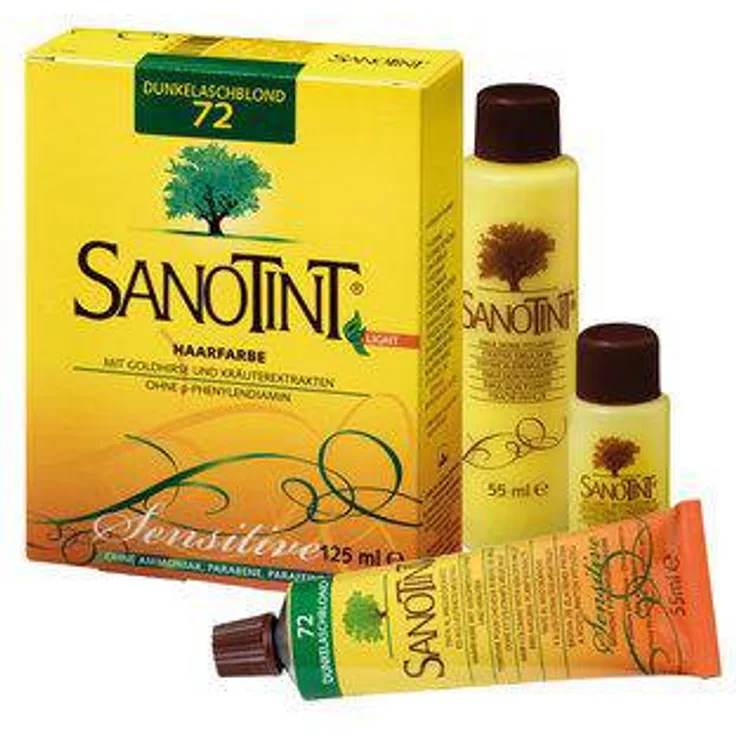 Firstorganicbaby Sanotint Hair color No. 72 light dark ash blonde, 125ml