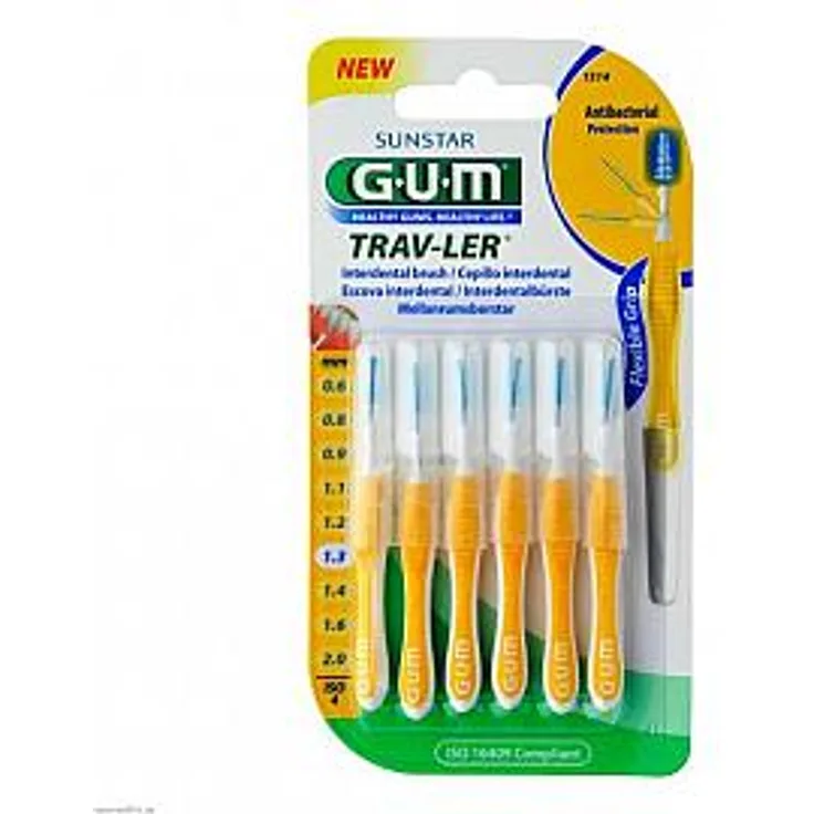 Gum Trav-Ler Gelb Ta1.3 IN 6 Stück