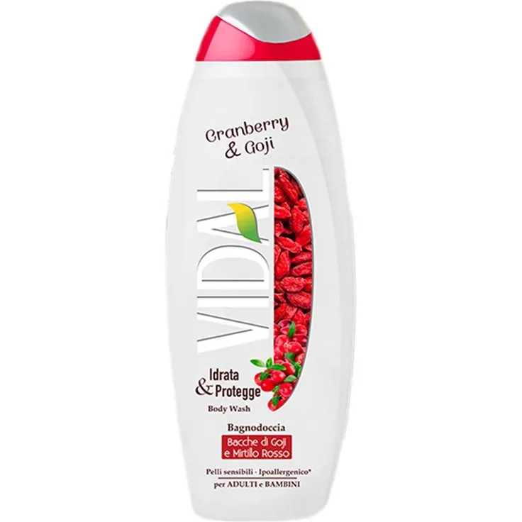 Vidal Vidal Bacche di Goji und Rote Beeren Schaumbad 500 ml