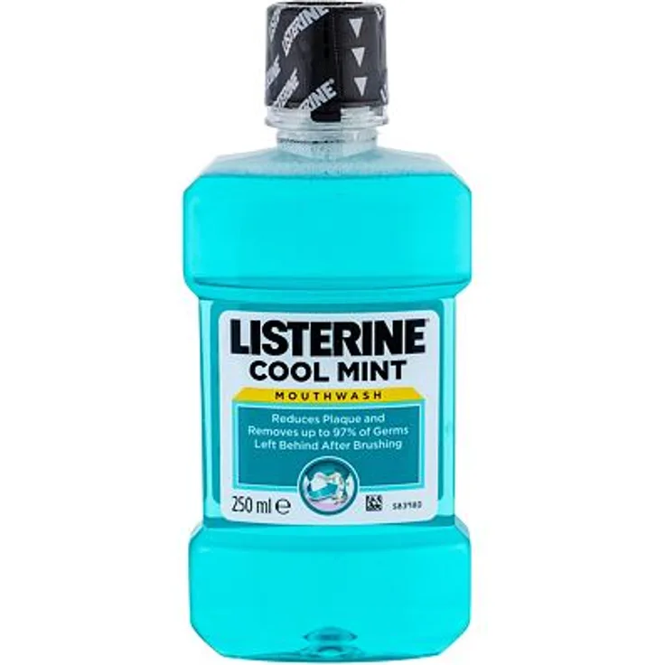 Listerine Mouthwash Cool Mint cool mint 250 ml für frischen Atem