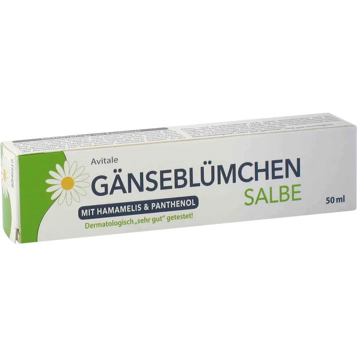 Avitale Gänseblümchen Salbe Mit Hamamelis Und Panthenol 50 g 