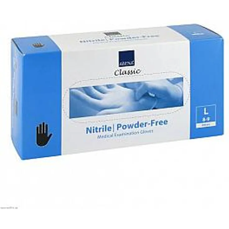 Abena Nitril Handschuhe puderfrei large schwarz 200 Stück