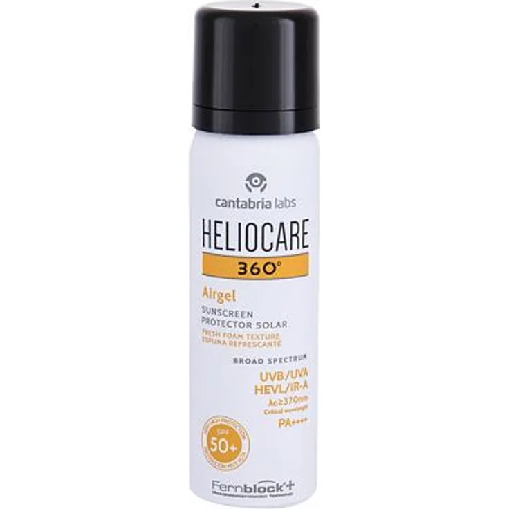 Heliocare 360° Airgel SPF50 Schaumiger Sonnenschutz fürs Gesicht 60 ml