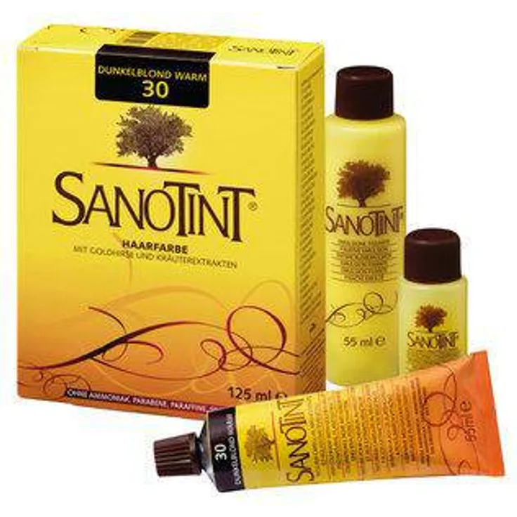 Sanotint hair color no. 30 Dark Blonde Warm, 125ml