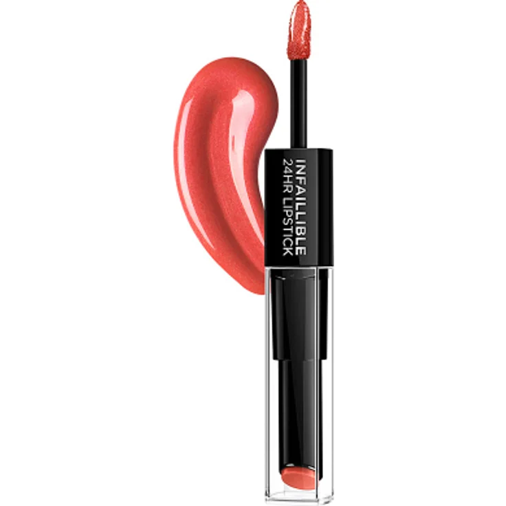 L'Oreal Paris INFALLIBLE X3 24H lipstick #404 corail constant 5,6 ml – Bild 1