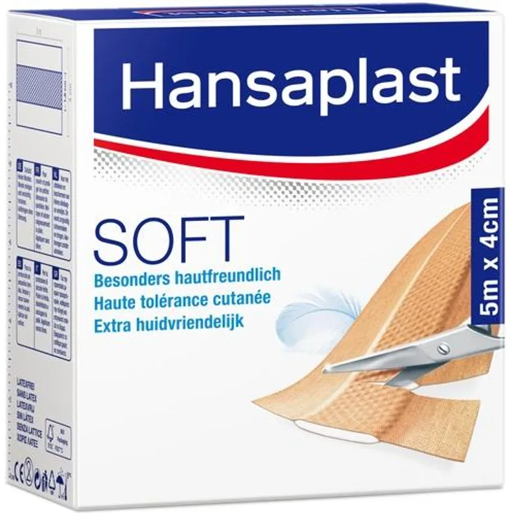 Beiersdorf Hansaplast soft Pflaster 4 cmx5 m Rolle 1 St.