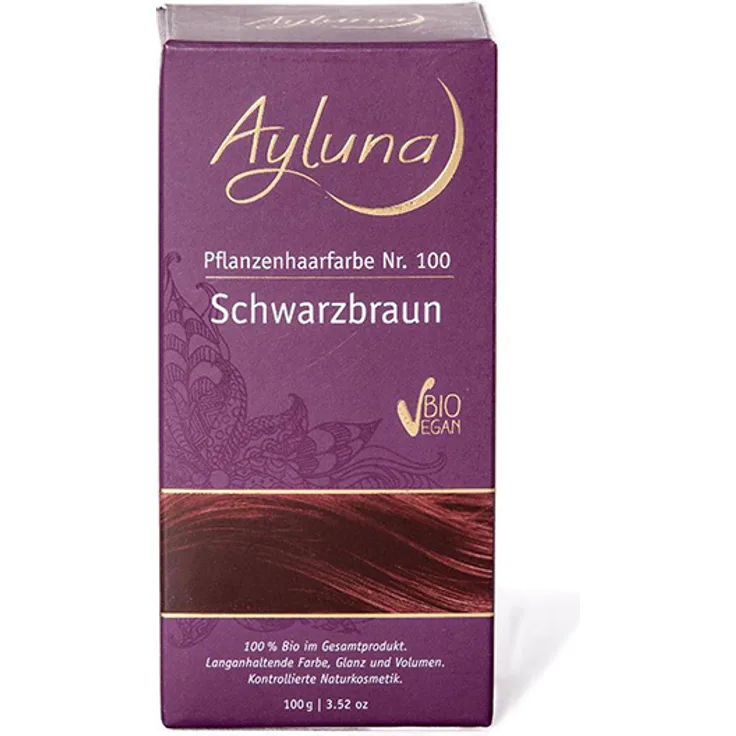 Ayluna Haarfarbe Schwarzbraun 1 100g