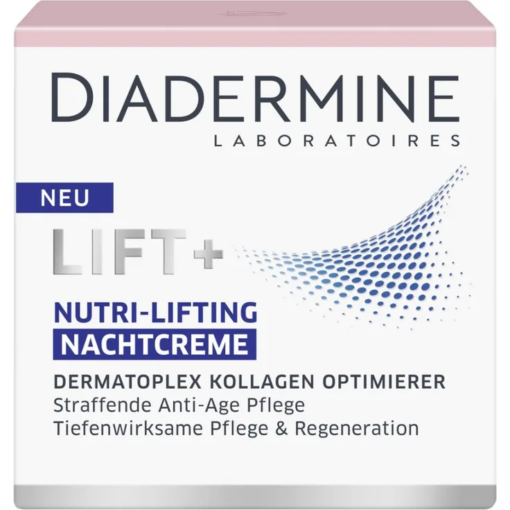 DIADERMINE Lift Lift Nachtpflege Nutri-Lifting Gesichtspflege 50 ml mit pflegender Wirkung