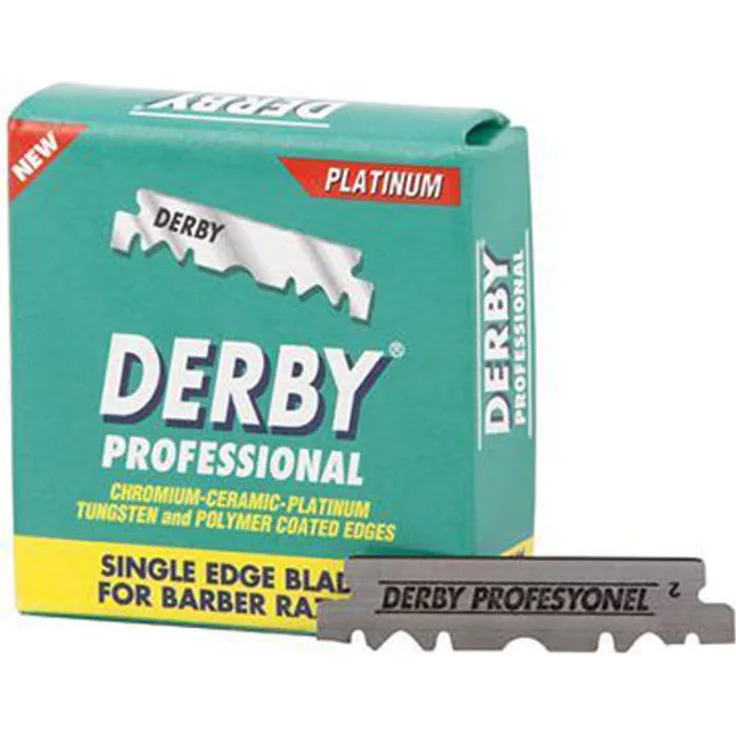 Derby Professional Single Edge Rasierklingen 100 Stück