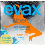 Evax Liberty compresas super mit Flügel 10 Stück Damenbinden