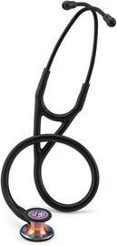 Littmann Cardiology IV Diagnostic Stethoskop schwarz, regenbogenfarbenes Bruststück