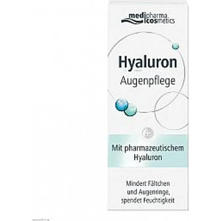 medipharma Cosmetics medipharma cosmetics Hyaluron Augenpflege Creme Augenpflegekonzentrat 15 ml