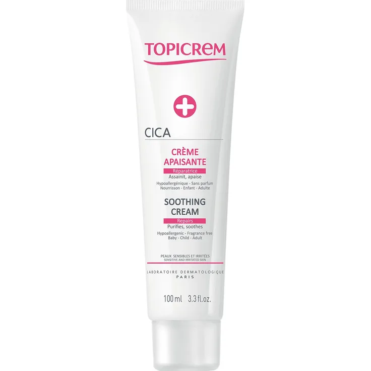 Topicrem Skin Care Cica Soothing Creme Irritierte Haut 100 ml Tagespflege