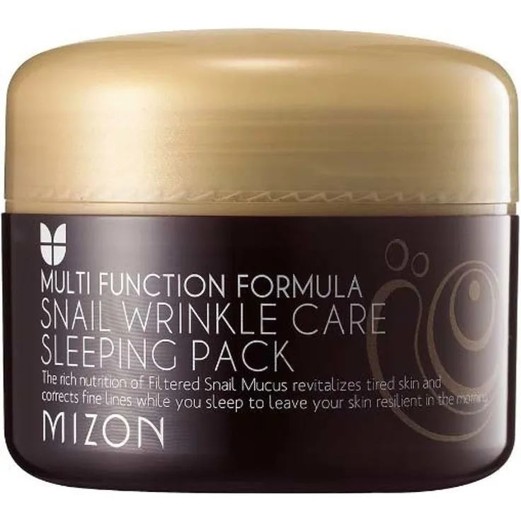 Mizon Snail Wrinkle Care Antifalten Nachtcreme Maske 80 ml mit einer pflegenden Wirkung