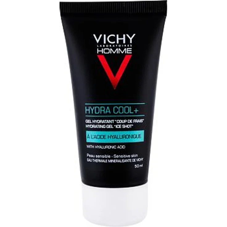 Vichy Homme Hydra Cool Feuchtigkeitsspendendes Und Kühlendes gesichtsgel 50 ml Für Männer, feuchtigkeitsspendende Wirkung