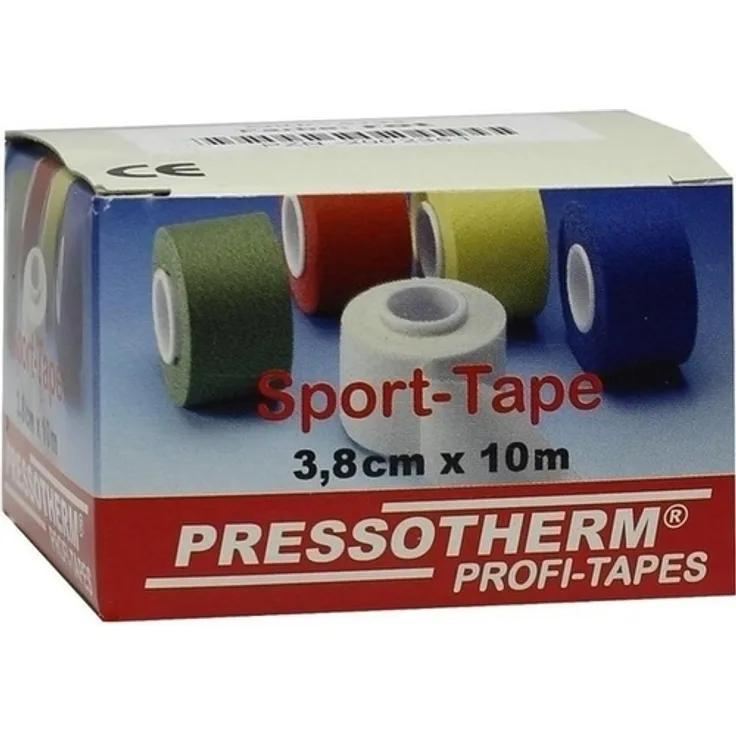 ABC Apotheken-Bedarfs-Center Pressotherm Sport-Tape 3,8 cmx10 m rot 1 St.