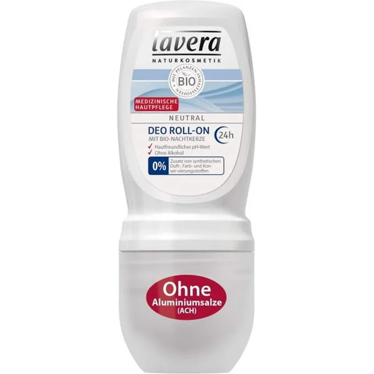 lavera Deo Roll On Neutral 24h Bio Nachtkerze & Jojoba 2 x 50 ml