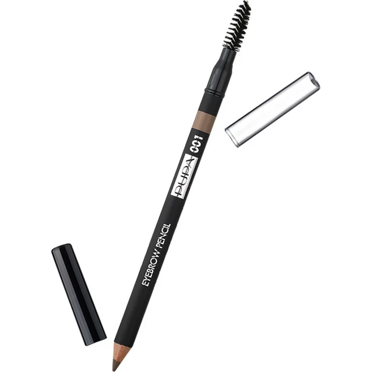 Pupa Augen Make-up High Definition Eyebrow Pencil 003 Dark Brown Augenbrauenstift 0,09 g, Farbton Braun – Bild 1