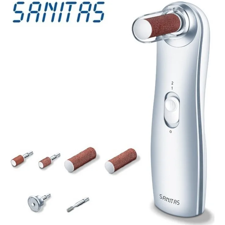 Sanitas SMA 40 Pediküre-Set, zum Kürzen und Bearbeiten der Nägel 