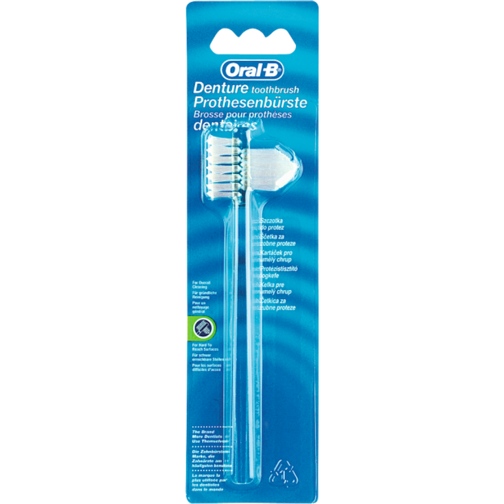 Oral-B Prothesenbürste 1er Pack Prothesenbürste Abgeschrägter Bürstenkopf – Bild 3