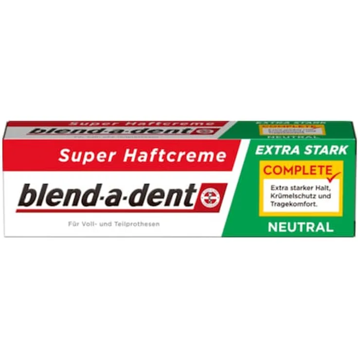 Blend-A-Dent Complete extra stark neutral 47 g, Krümelschutz, für Voll- und Teilprothesen