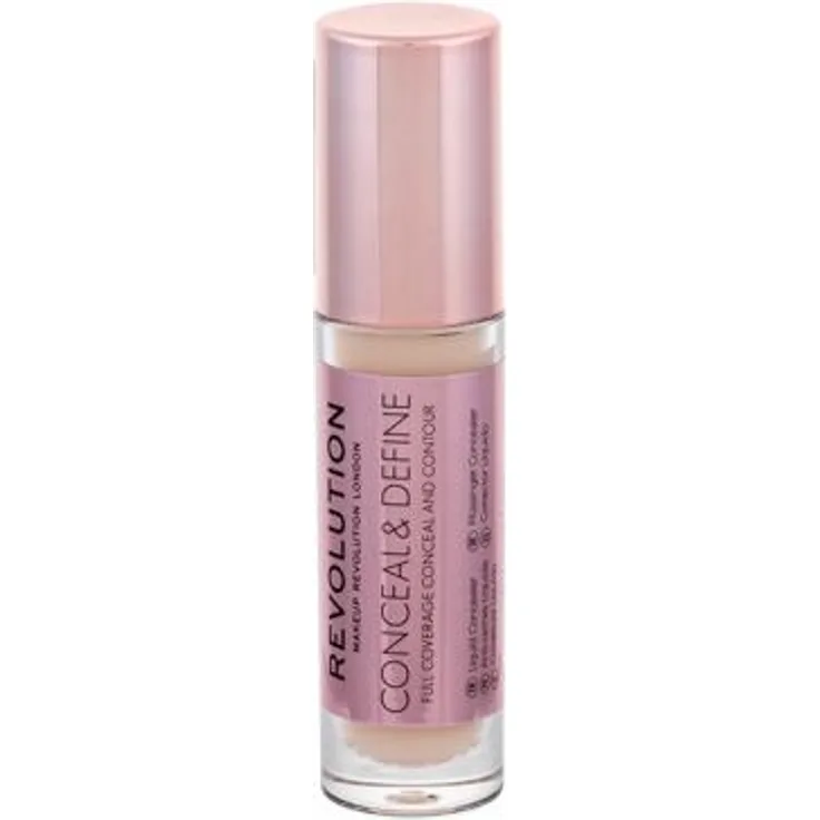 Makeup Revolution London Conceal & Define Concealer mit hoher Deckkraft 4 g Farbton C2