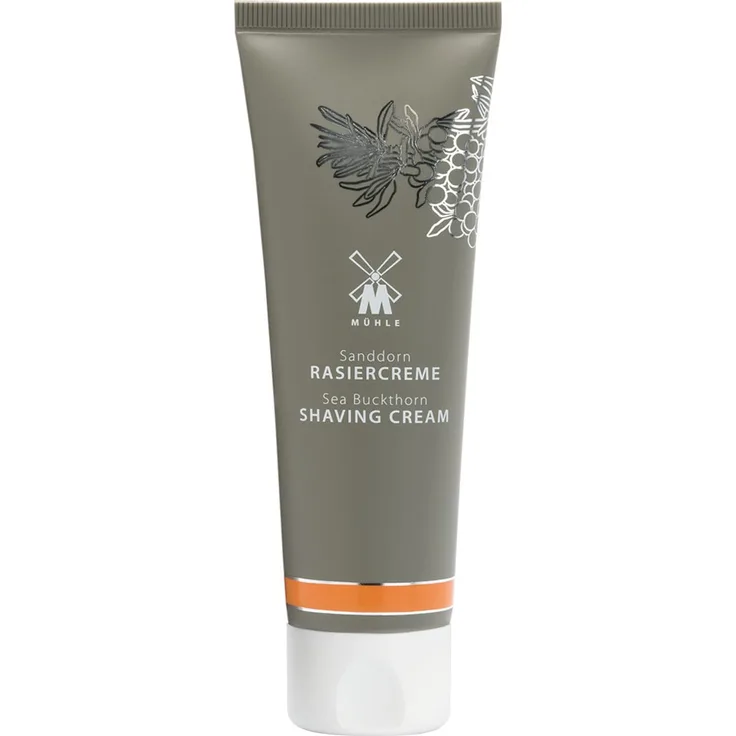 Mühle Rasiercreme - Sanddorn, fruchtig und frisch in der Tube 75 ml