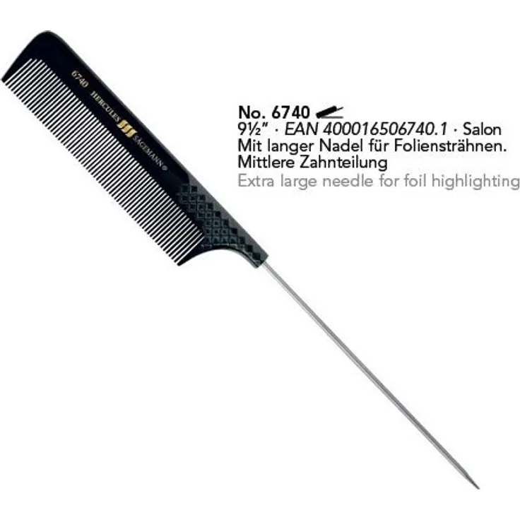 Hercules Sägemann 6740 Nadelstielkamm 9 1/2