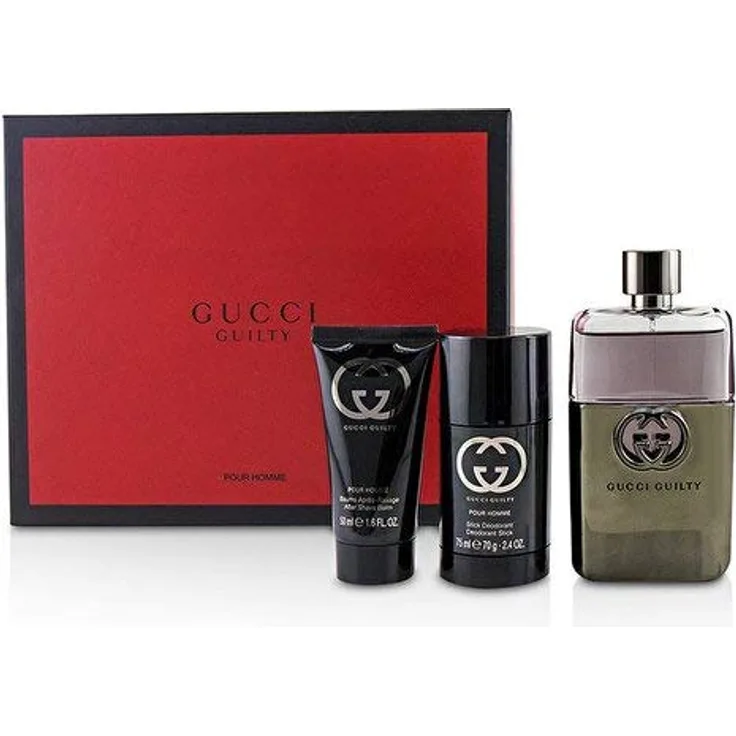 Gucci Guilty pour Homme Set EdT 90 ml + After Shave Balm + Deodorant