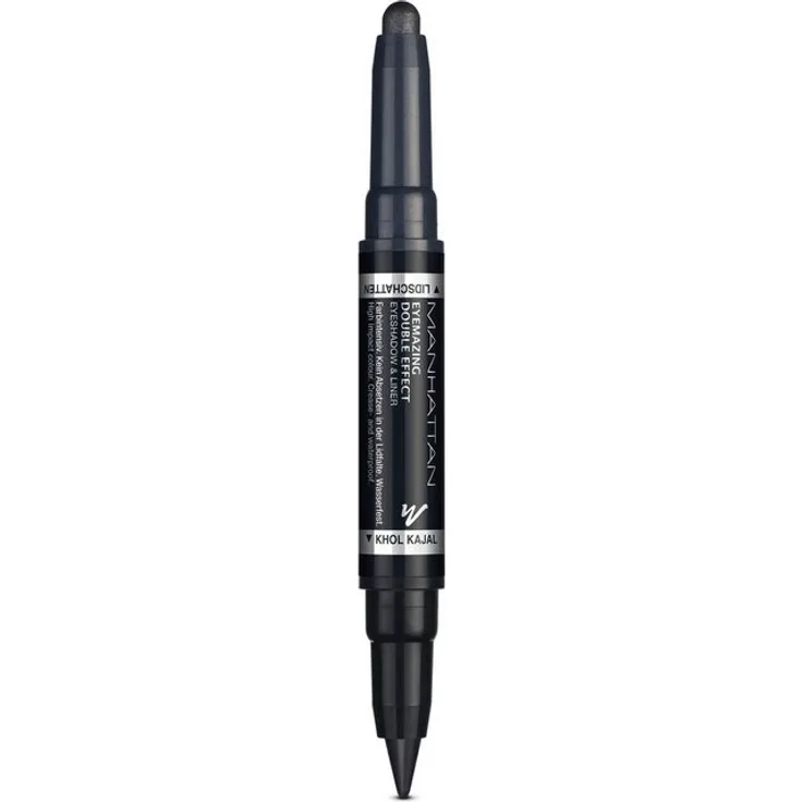 Manhattan Cosmetics Lidschatten Eyemazing Double Effect Eyeshadow & Line 1,6 g Nr. 001 - In The Black
