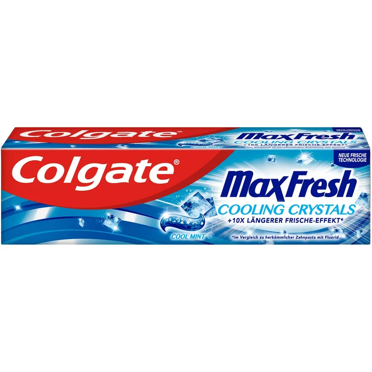 Colgate Max Fresh Cooling Crystals Zahnpasta, 12er Pack (12 x 75 ml) – Bild 1