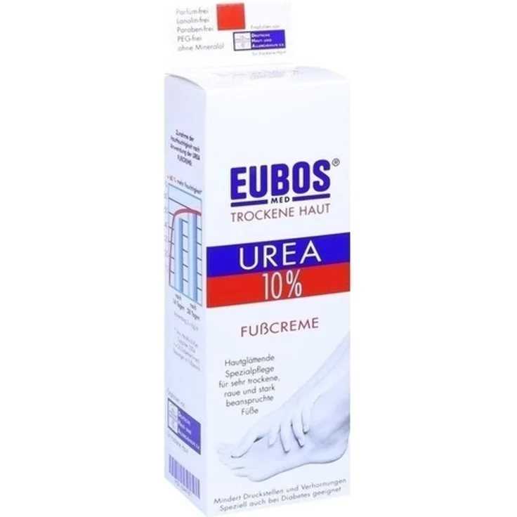Eubos Trockene Haut Urea 10% Fußcreme 100 ml – Bild 1