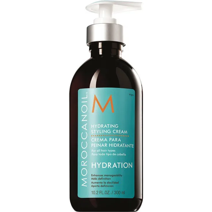Moroccanoil Hydrating Styling Cream Stylingcreme für trockenes Haar, Halt und Glanz 300 ml