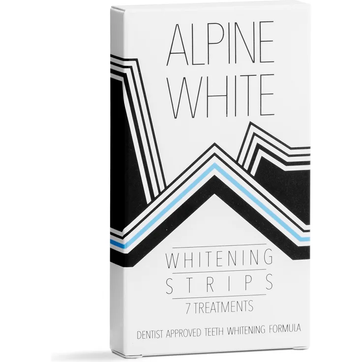 Alpine White Bleaching Whitening Strips Zahnaufhellungsstrips 7 Stück
