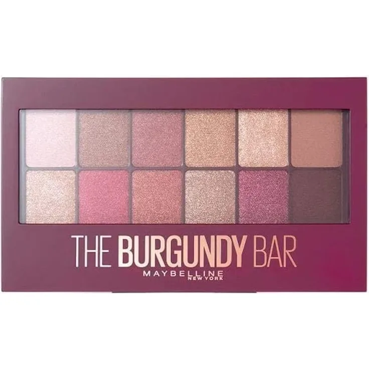 Maybelline The Burgundy Bar eye shadow palette #04-burgundy 9,6 gr